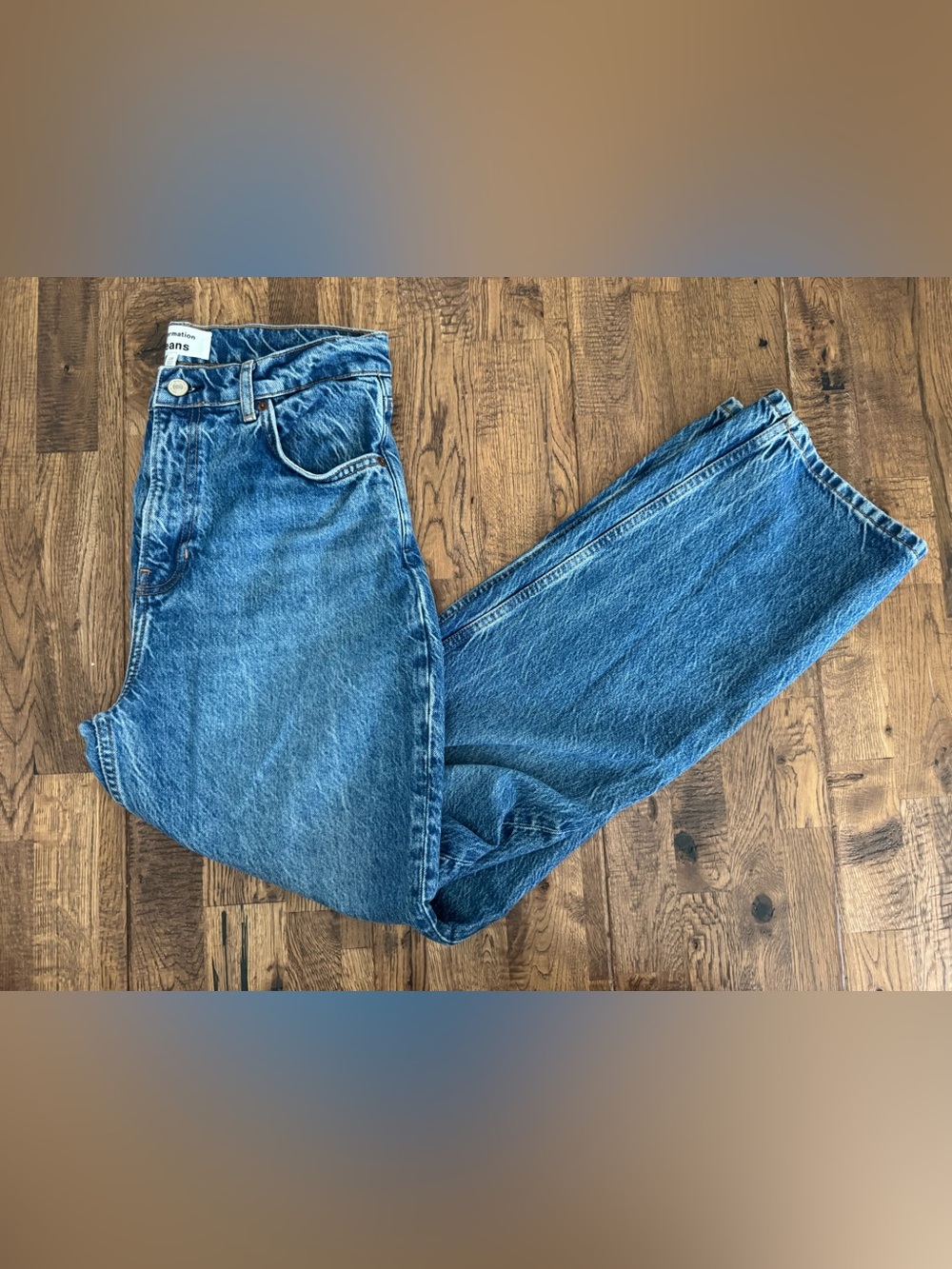 Reformation Jeans Abby High Rise Straight Lanier Women's Size 28 DD